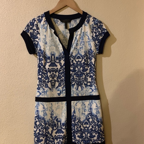 Fabulous BCBG Blue Gradient Dress - Picture 2 of 5